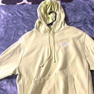 Neon Yellow Nike hoodie